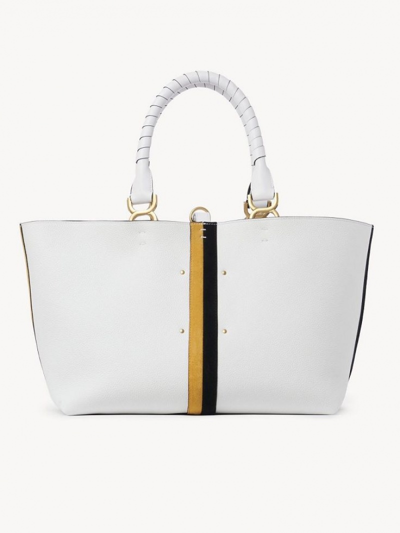 Chloe Marcie Small Tote Çanta Renkli Beyaz | CHE-SR13303