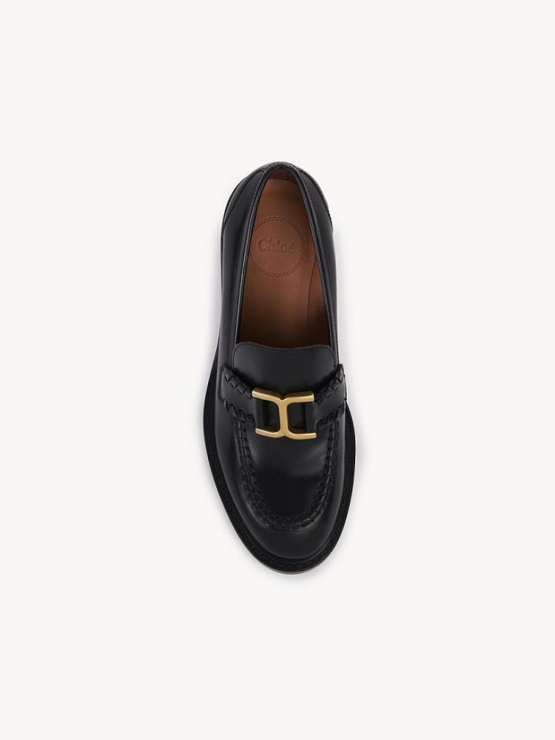 Chloe Marcie Topuklu Loafer Siyah | CHE-SR14244