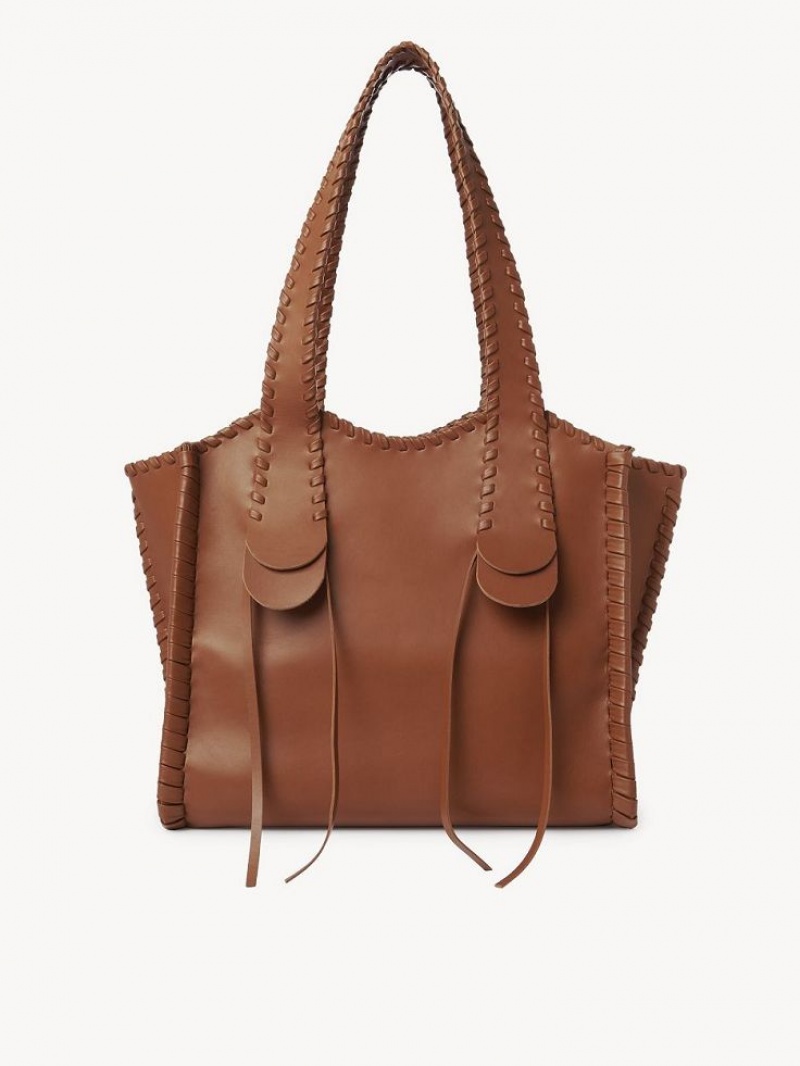 Chloe Medium Mony Tote Çanta Kahverengi | CHE-SR13311