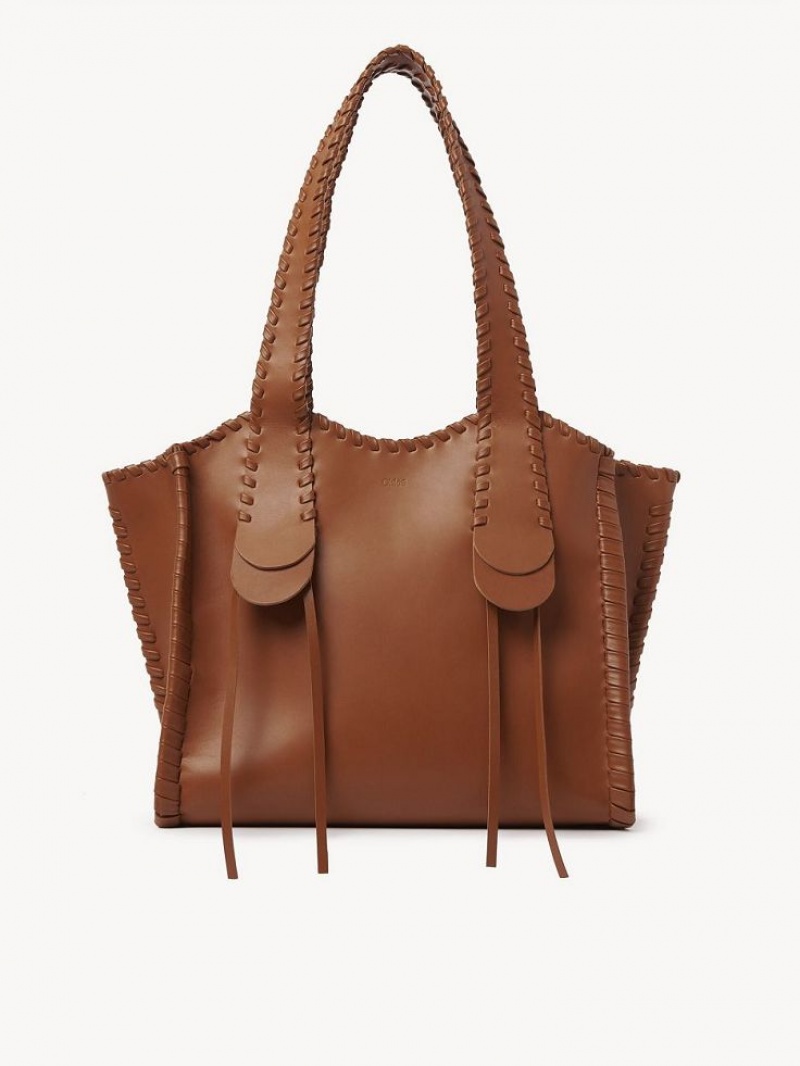 Chloe Medium Mony Tote Çanta Kahverengi | CHE-SR13311