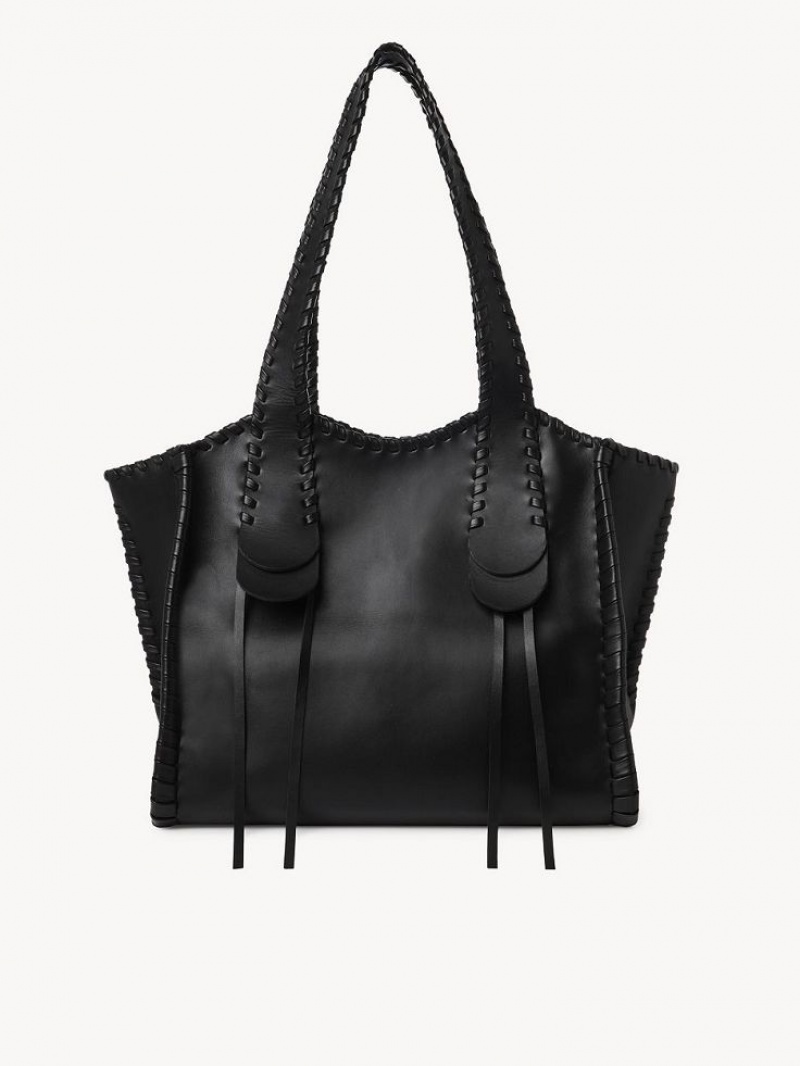 Chloe Medium Mony Tote Çanta Siyah | CHE-SR13378