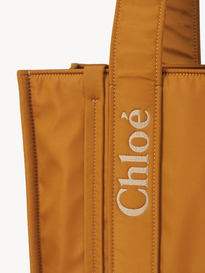 Chloe Medium Woody Omuz Çantası Sarı | CHE-SR13411