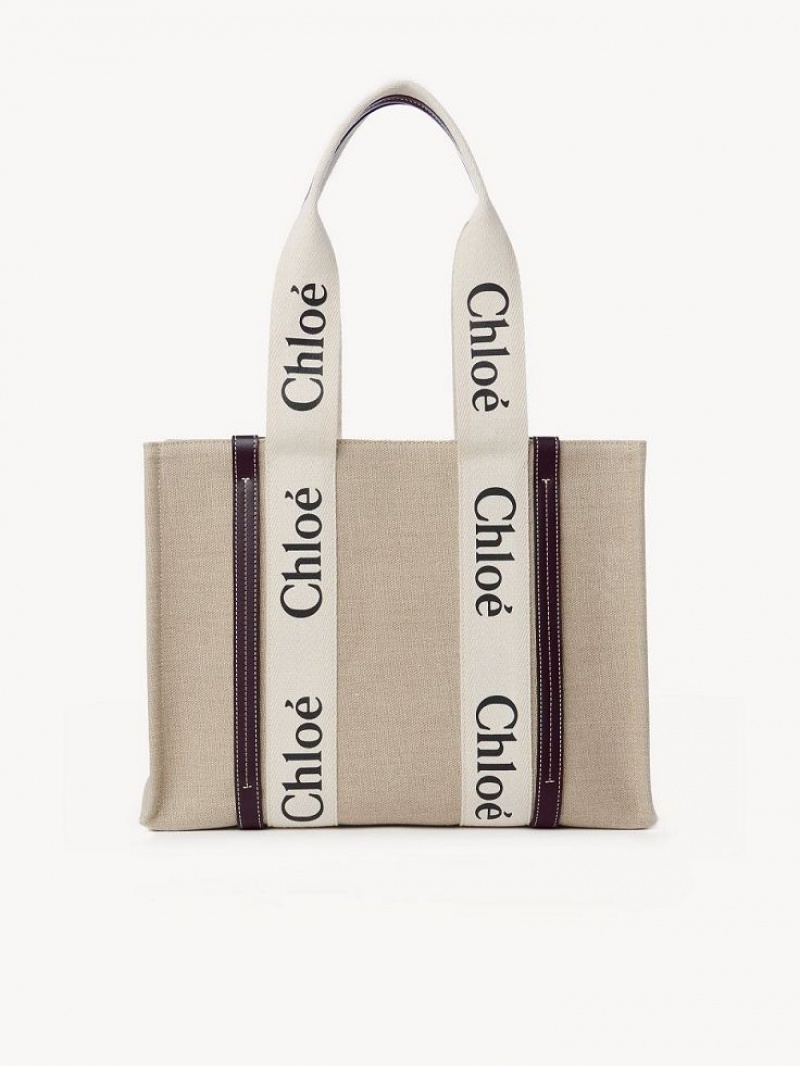 Chloe Medium Woody Tote Çanta Koyu | CHE-SR13362