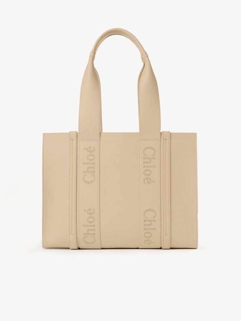 Chloe Medium Woody Tote Çanta Pembe | CHE-SR13355