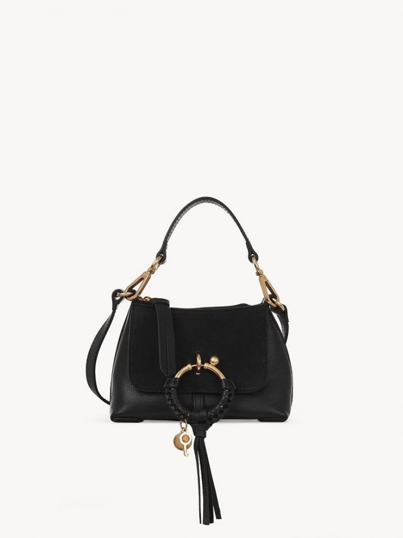 Chloe Mini Joan Omuz Çantası Siyah | CHE-SR14688