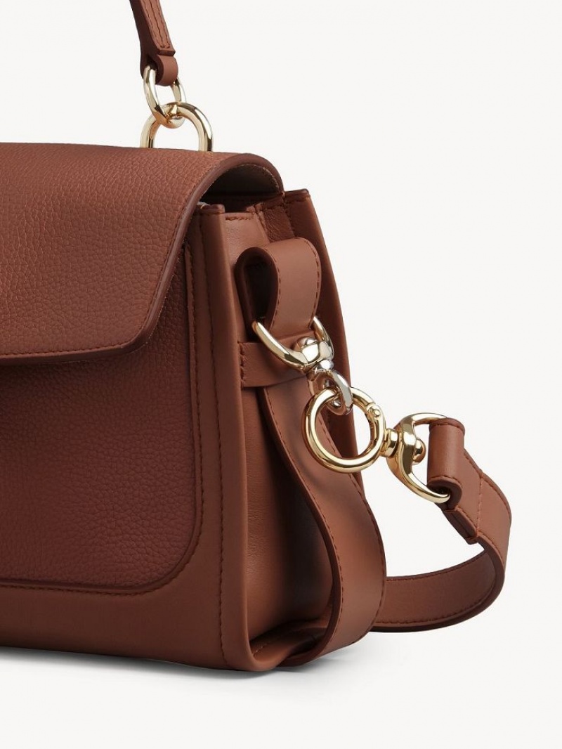 Chloe Mini Tess Day Çapraz Askılı Çanta Kahverengi | CHE-SR13479