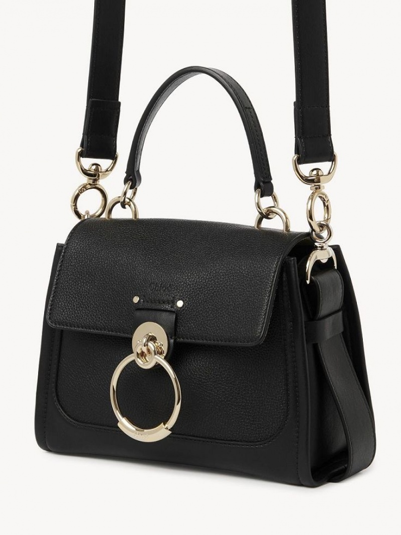 Chloe Mini Tess Day Çapraz Askılı Çanta Siyah | CHE-SR13501