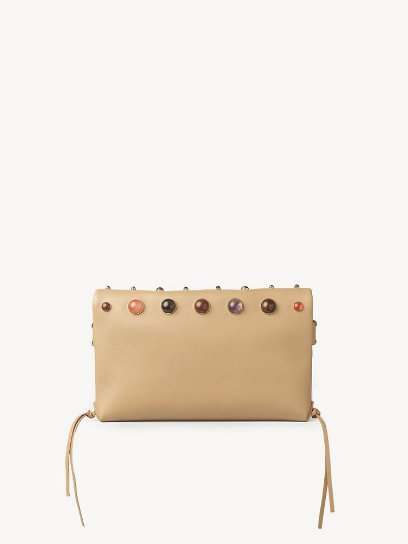 Chloe Mony Clutch Mini Çanta Kahverengi | CHE-SR13667