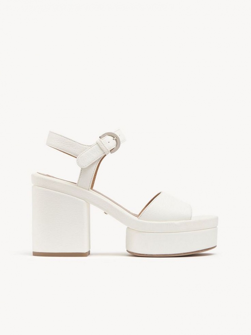 Chloe Odina High-heel Sandalet Beyaz | CHE-SR14184