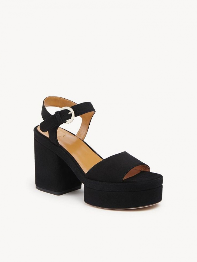 Chloe Odina High-heel Sandalet Siyah | CHE-SR14173