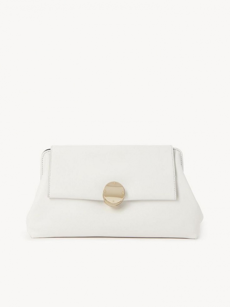 Chloe Penelope Clutch Beyaz | CHE-SR13759