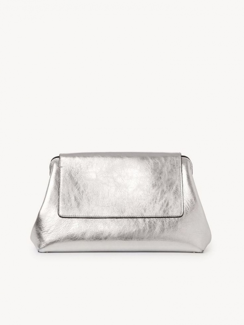 Chloe Penelope Clutch Gümüş | CHE-SR13754