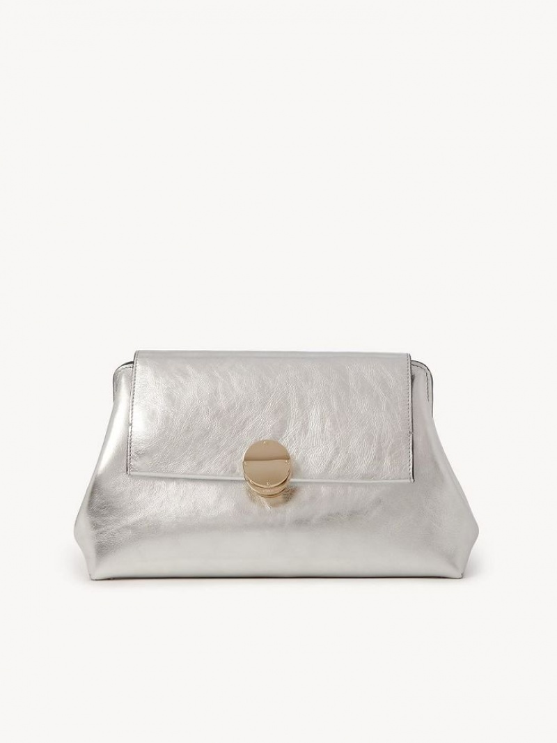 Chloe Penelope Clutch Gümüş | CHE-SR13754