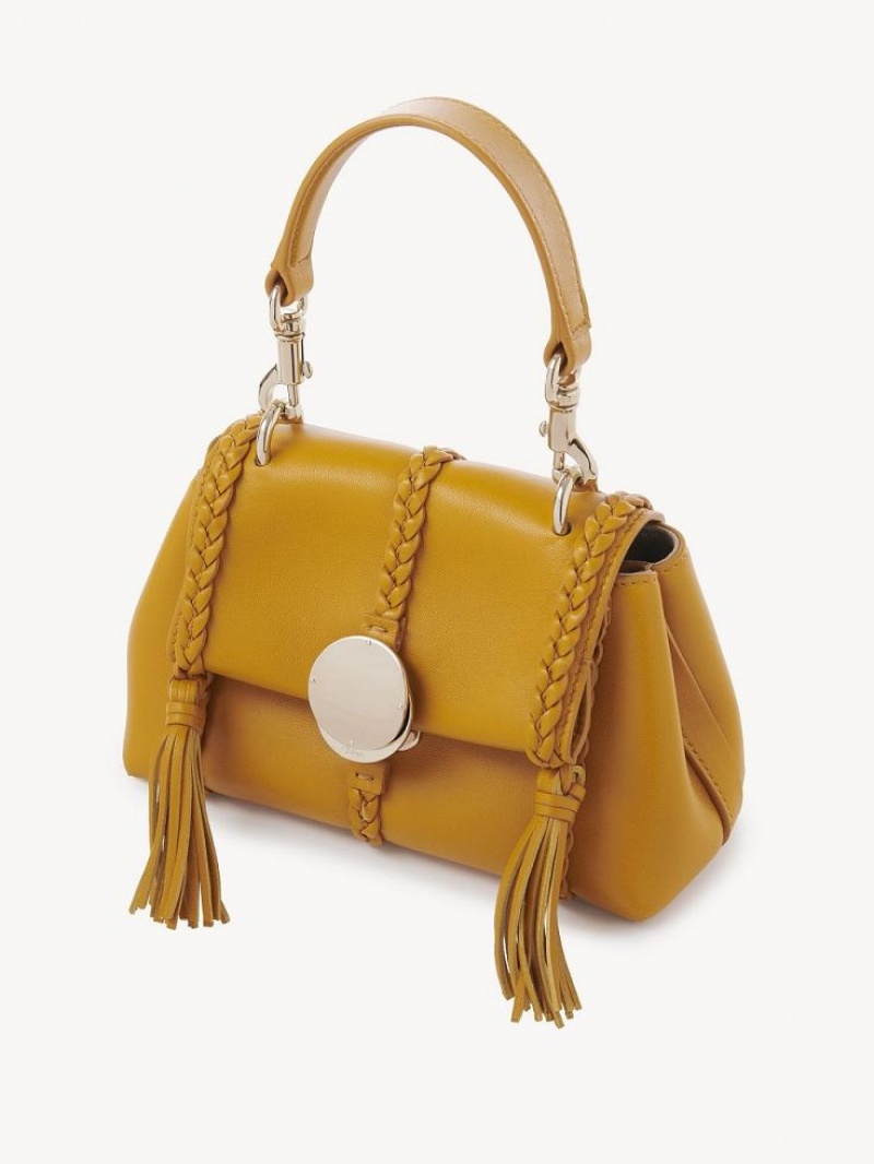 Chloe Penelope Mini Soft Omuz Çantası Sarı | CHE-SR13450