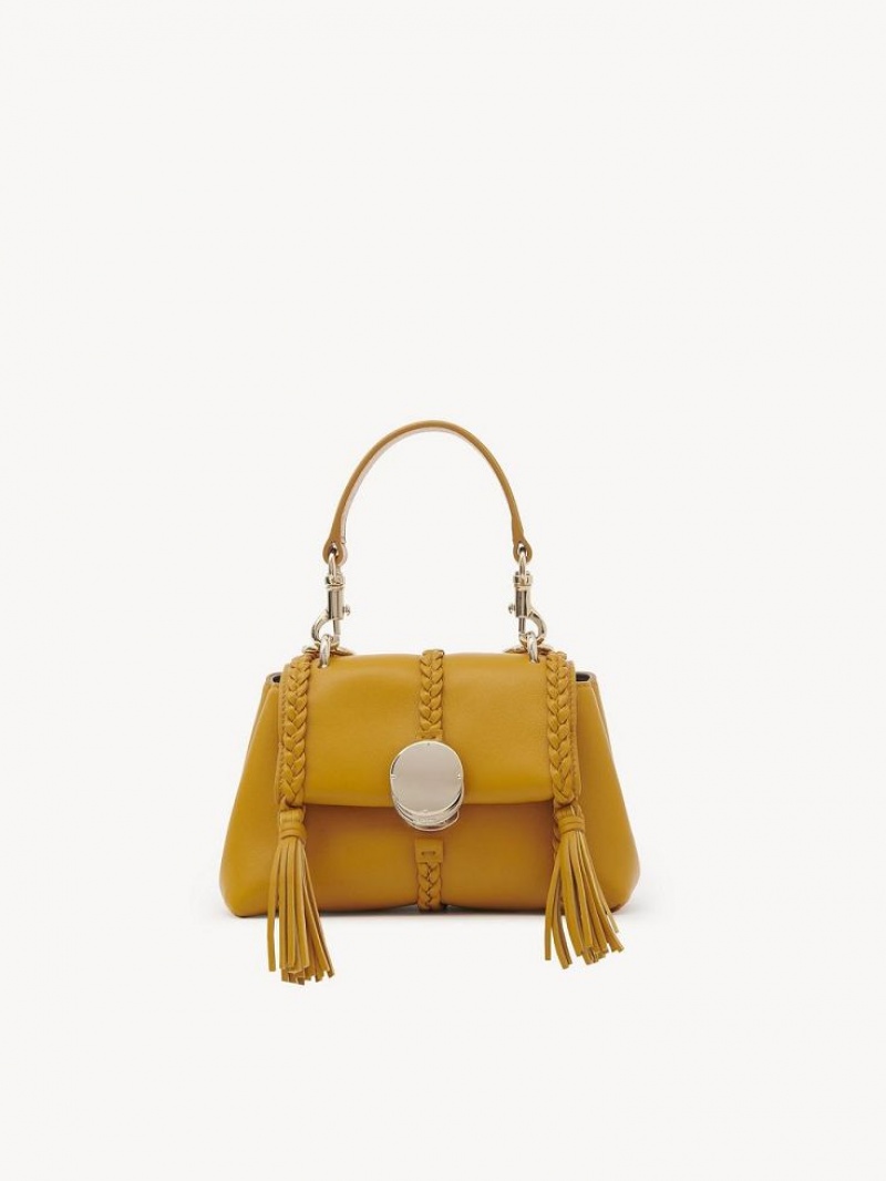 Chloe Penelope Mini Soft Omuz Çantası Sarı | CHE-SR13450