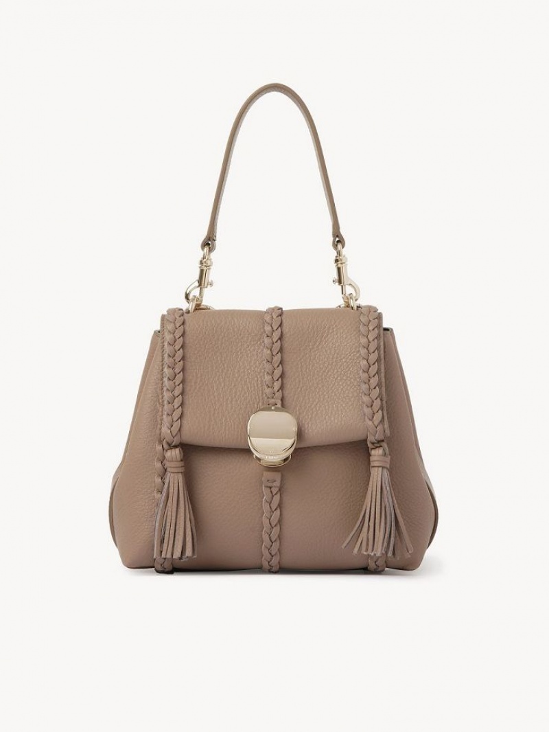 Chloe Penelope Small Soft Omuz Çantası Kahverengi | CHE-SR13456