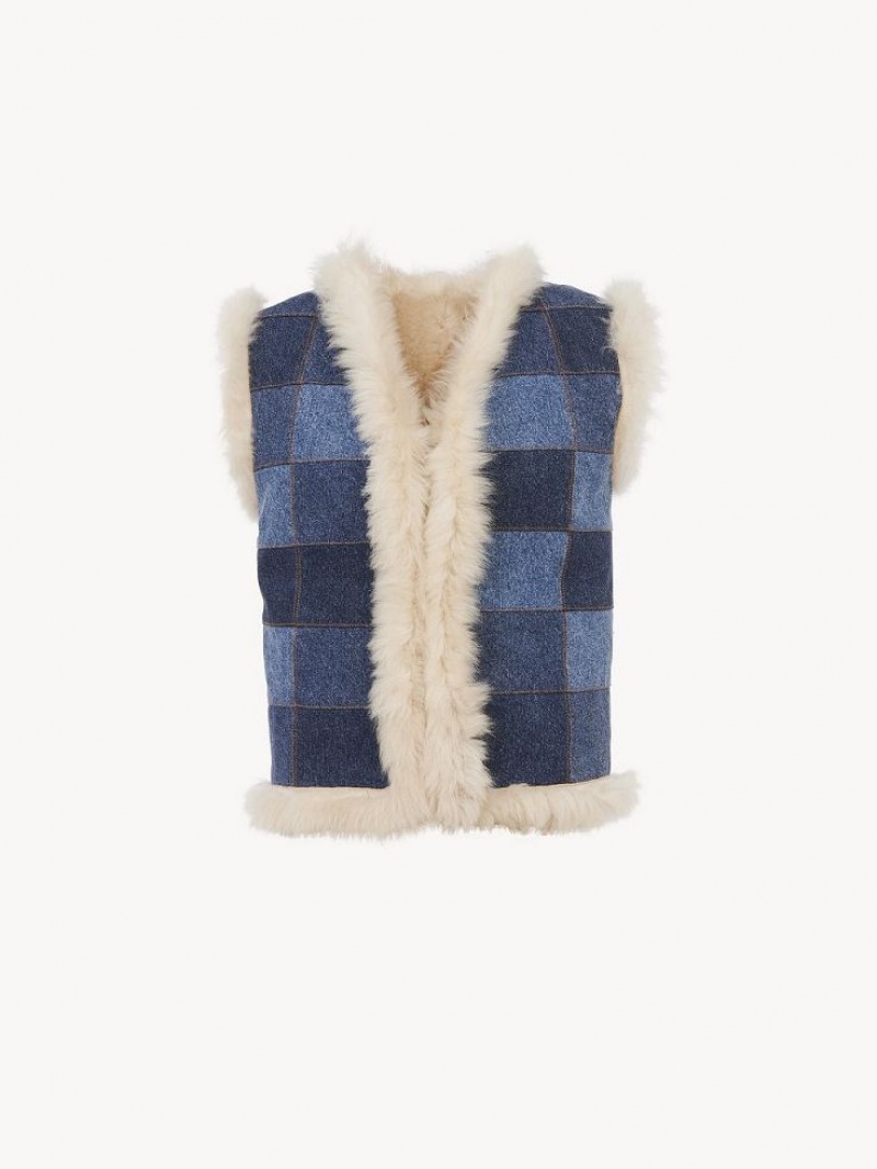 Chloe Reversible Gilet Mont Mavi | CHE-SR13807