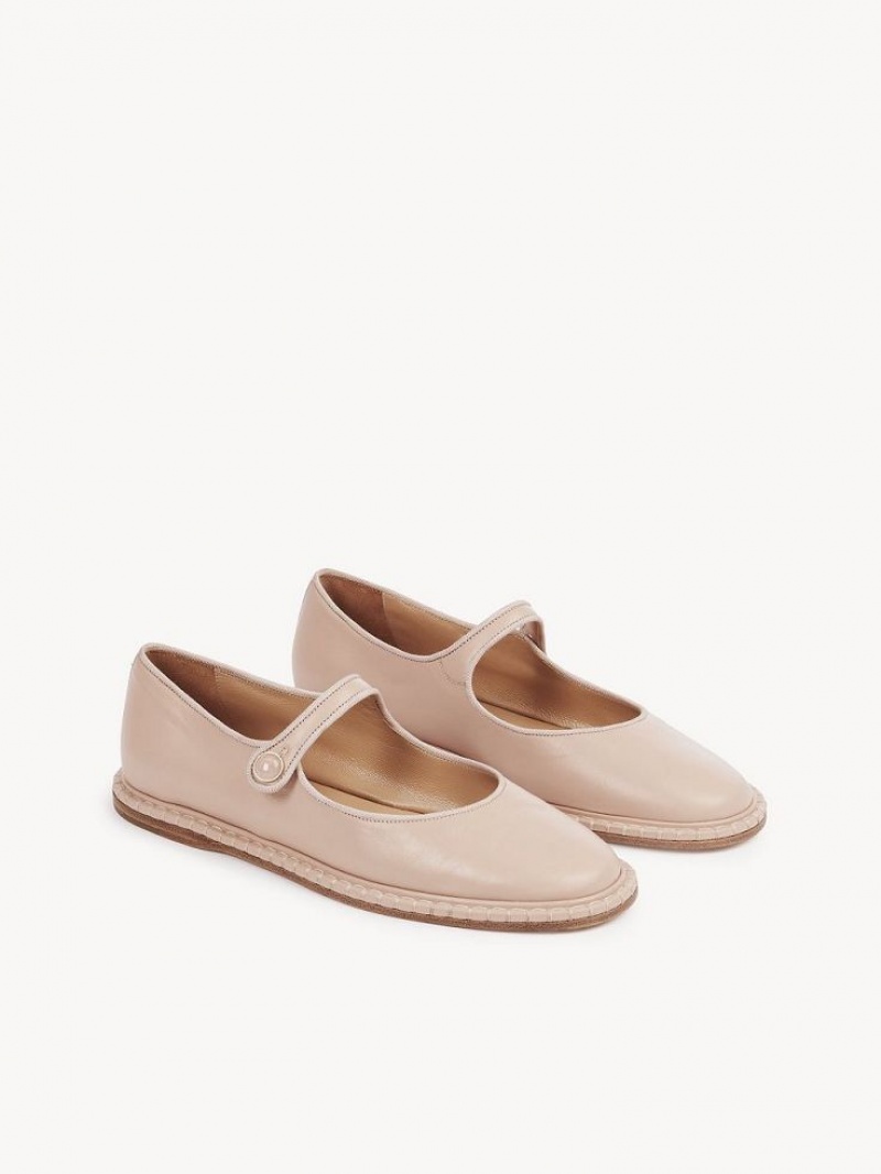 Chloe Rubie Ballet Flat Pembe | CHE-SR14258