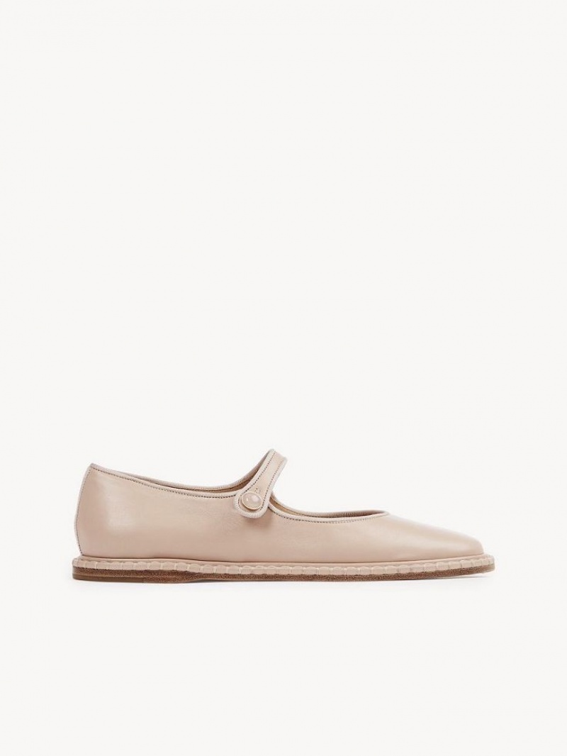 Chloe Rubie Ballet Flat Pembe | CHE-SR14258