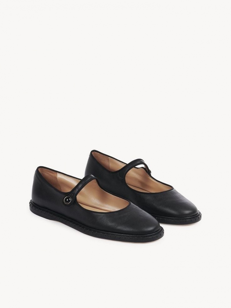 Chloe Rubie Ballet Flat Siyah | CHE-SR14260