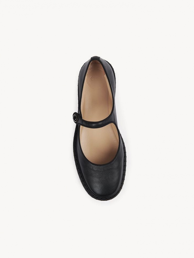 Chloe Rubie Ballet Flat Siyah | CHE-SR14260