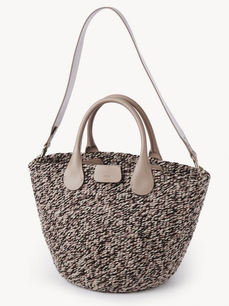 Chloe Sabia Hamper Tote Çanta Bej Rengi | CHE-SR13337