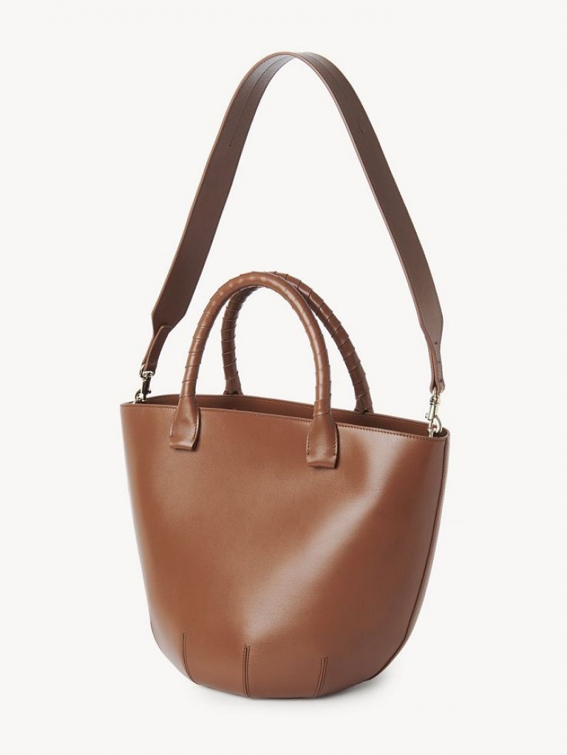 Chloe Sabia Hamper Tote Çanta Kahverengi | CHE-SR13370