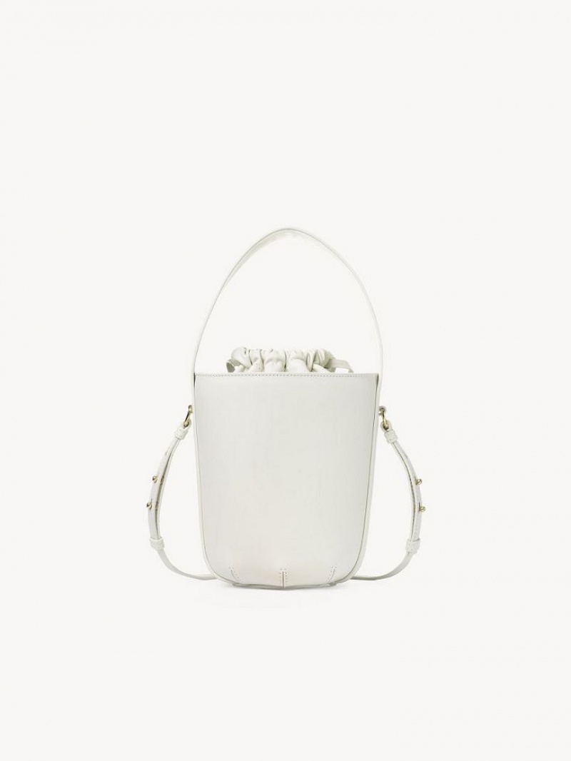 Chloe Sense Bucket Mini Çanta Beyaz | CHE-SR13677