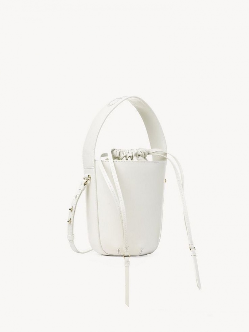 Chloe Sense Bucket Mini Çanta Beyaz | CHE-SR13677