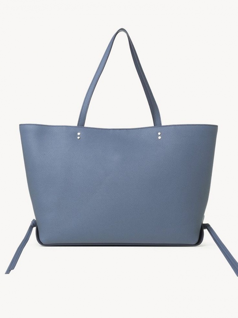 Chloe Sense Medium East-west Tote Çanta Koyu Mavi | CHE-SR13329