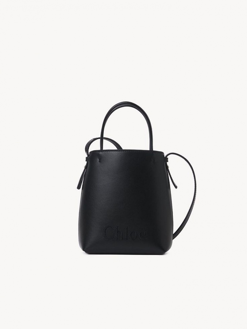 Chloe Sense Micro Omuz Çantası Siyah | CHE-SR13404