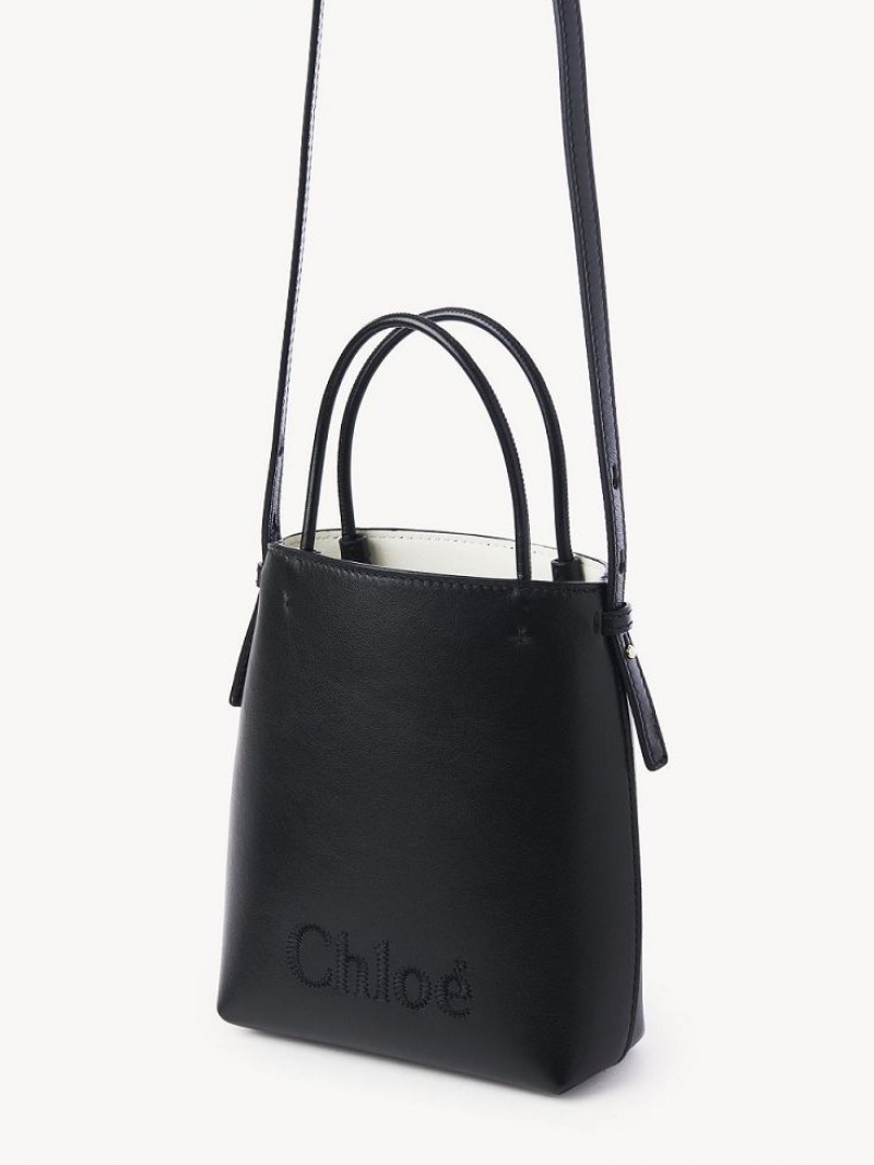 Chloe Sense Micro Omuz Çantası Siyah | CHE-SR13404