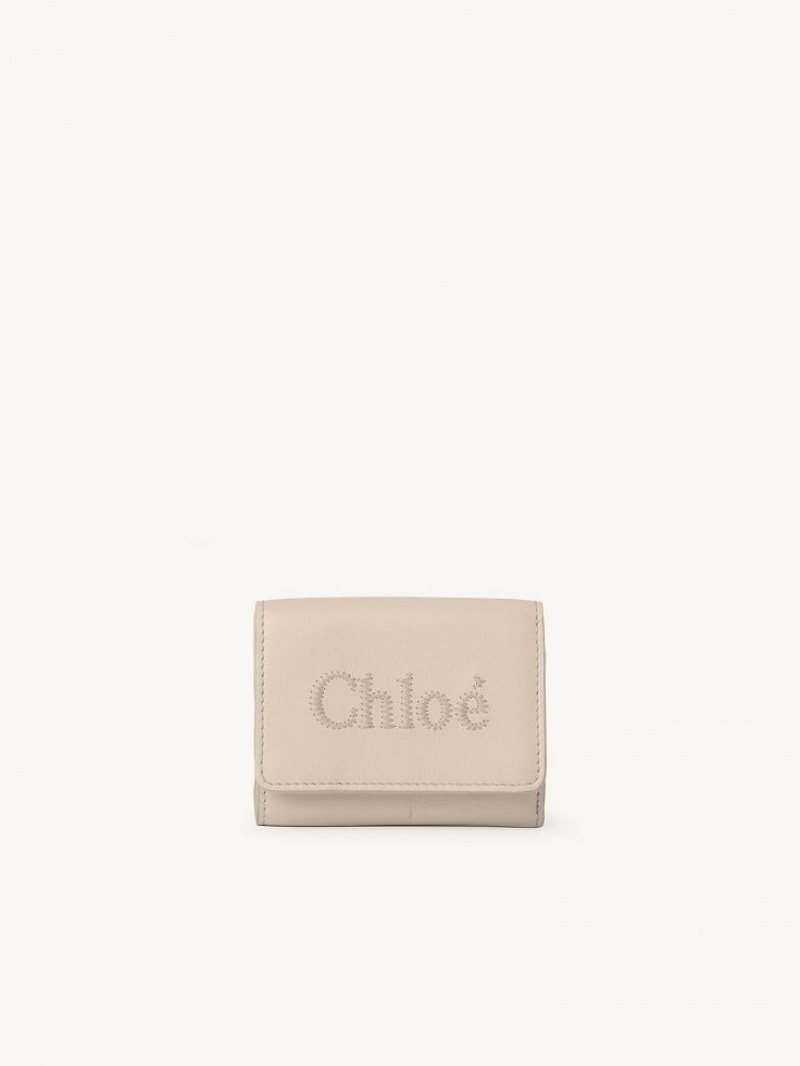 Chloe Sense Mini Tri-fold Küçük Cüzdan Pembe | CHE-SR14274