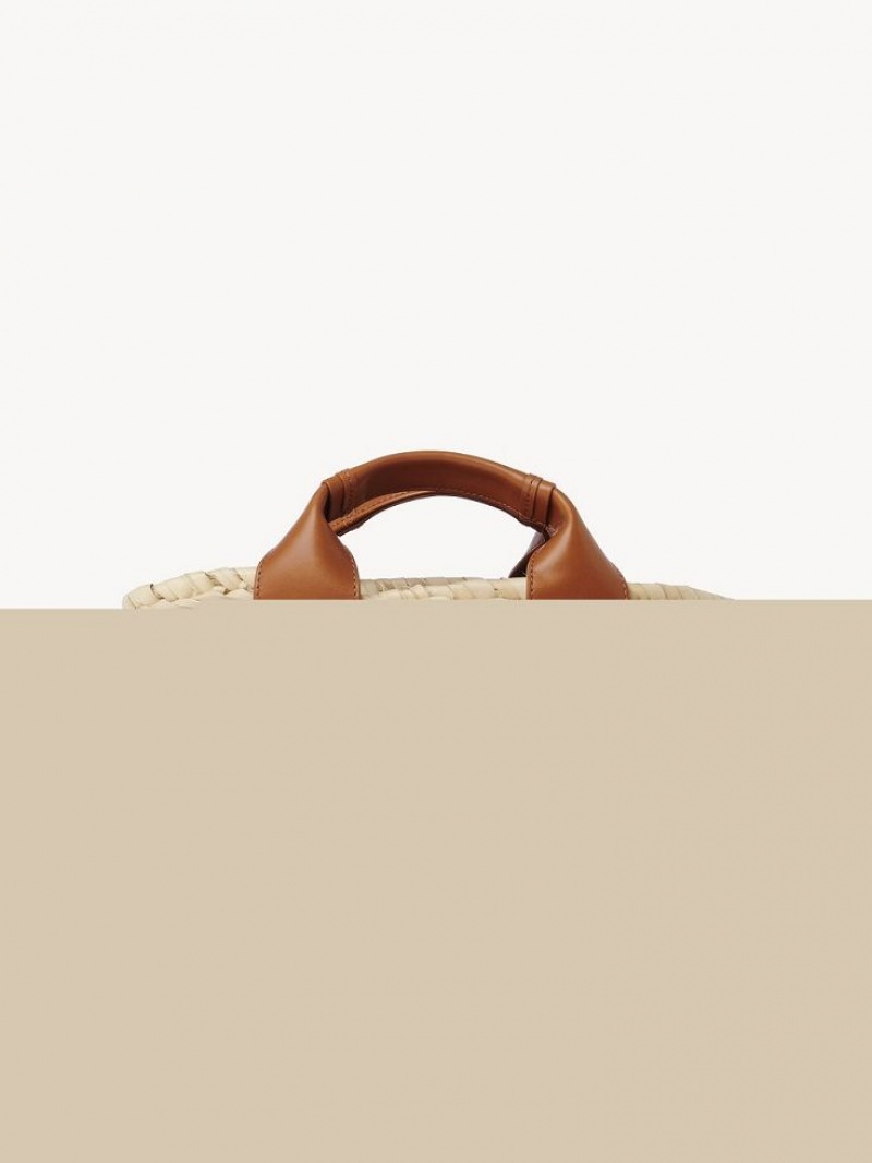 Chloe Sense Small Basket Tote Çanta Kahverengi | CHE-SR13320