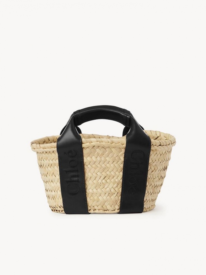 Chloe Sense Small Basket Tote Çanta Siyah | CHE-SR13319