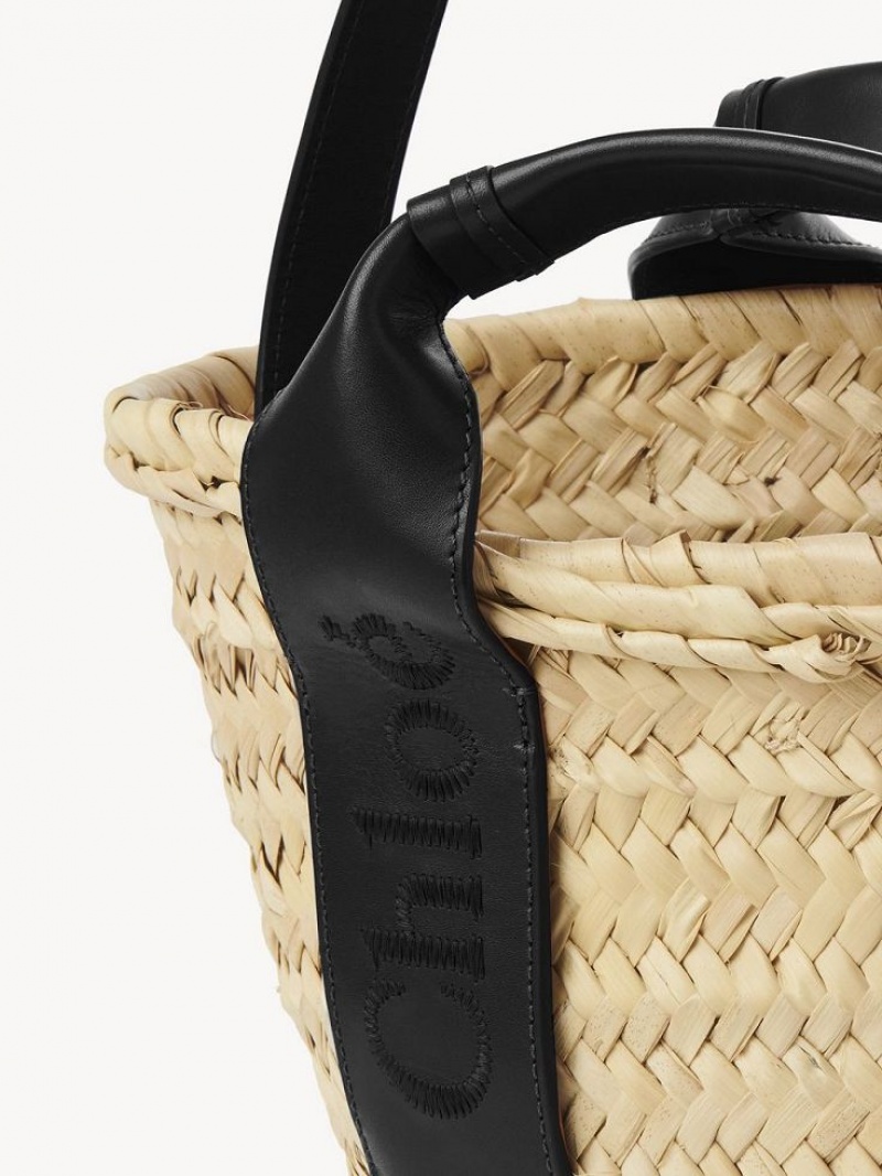 Chloe Sense Small Basket Tote Çanta Siyah | CHE-SR13319