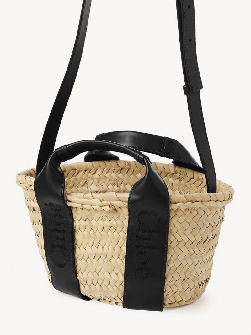 Chloe Sense Small Basket Tote Çanta Siyah | CHE-SR13319