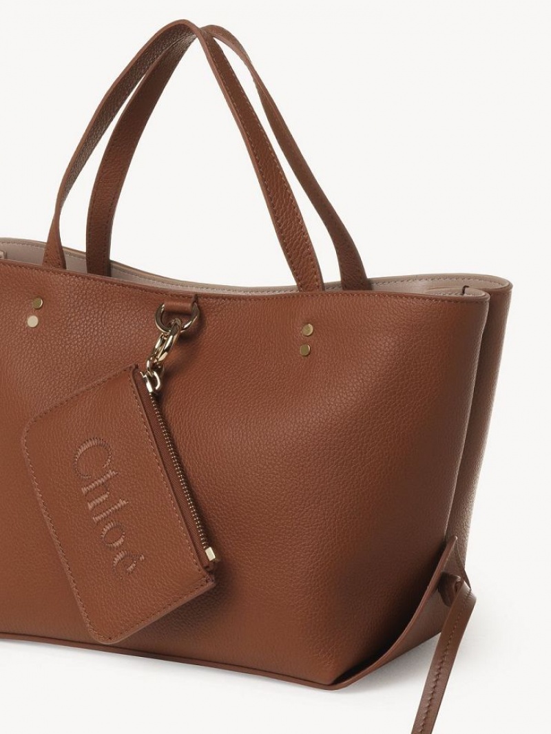 Chloe Sense Small East-west Omuz Çantası Kahverengi | CHE-SR13422