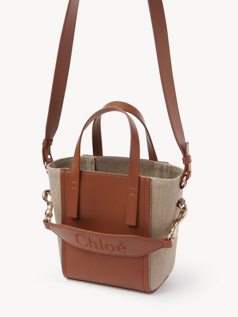 Chloe Sense Small Tote Çanta Kahverengi | CHE-SR13285