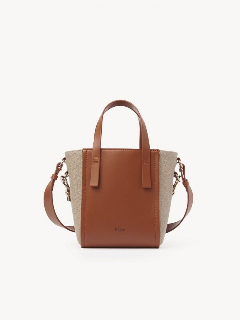 Chloe Sense Small Tote Çanta Kahverengi | CHE-SR13285