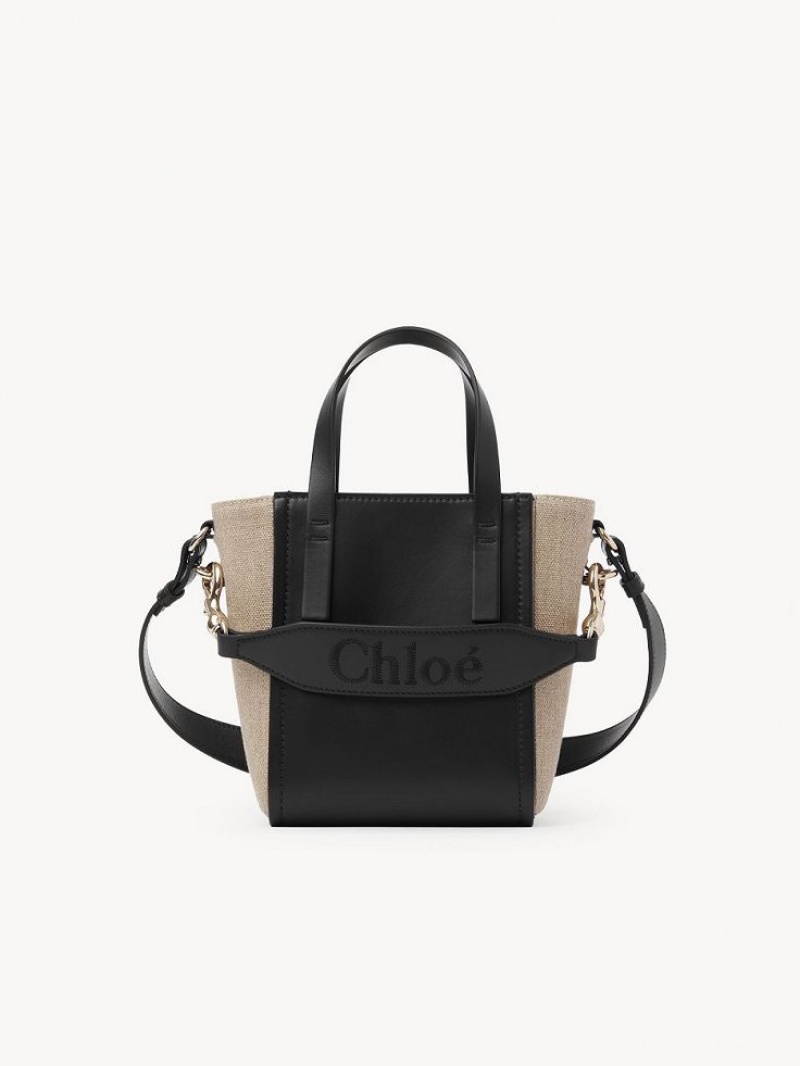 Chloe Sense Small Tote Çanta Siyah | CHE-SR13286