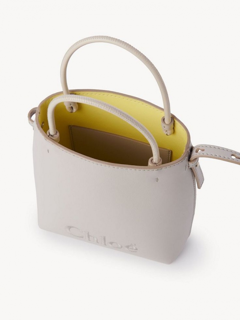 Chloe Sense Tote Mini Çanta Gri | CHE-SR13734