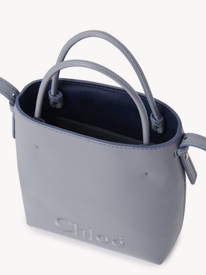 Chloe Sense Tote Mini Çanta Mavi | CHE-SR13733