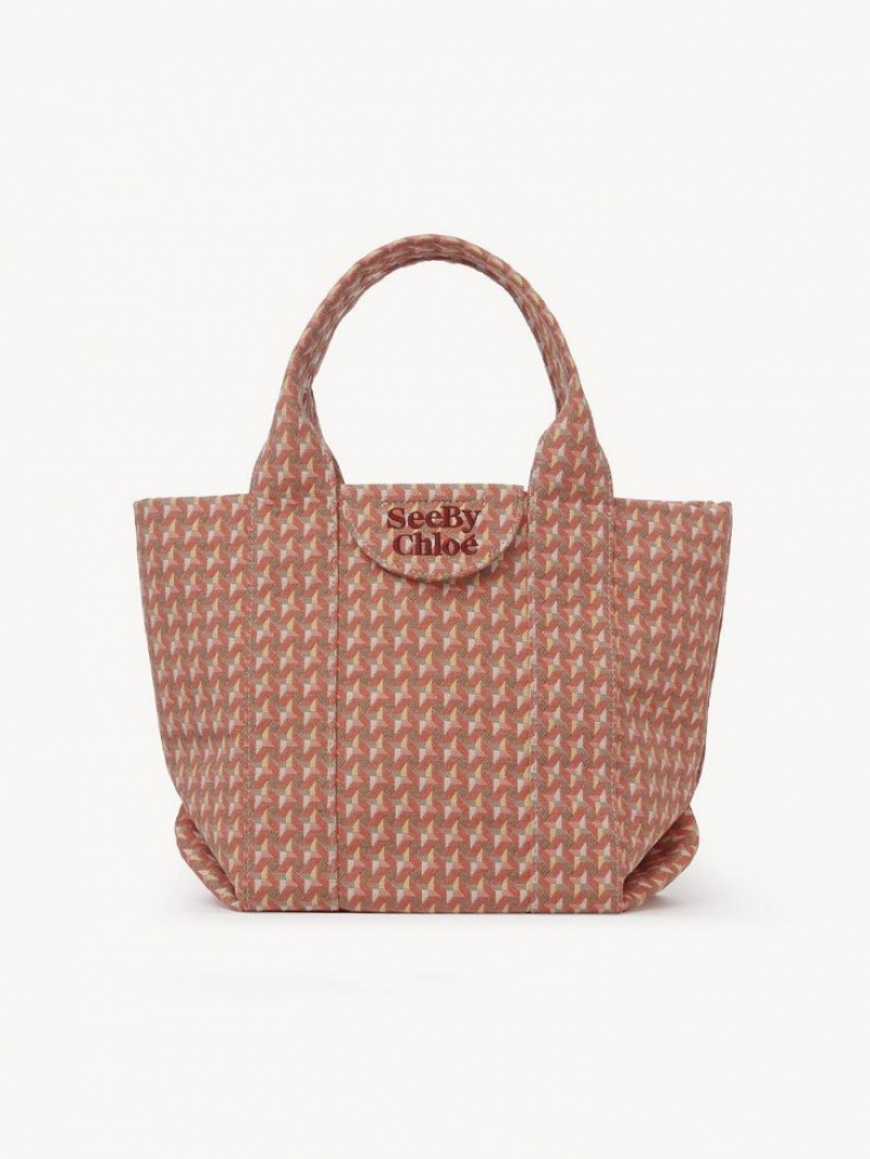 Chloe Small Laetizia Tote Çanta Turuncu | CHE-SR14702