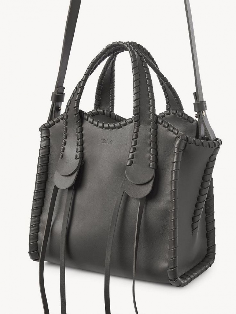 Chloe Small Mony Tote Çanta Gri | CHE-SR13398