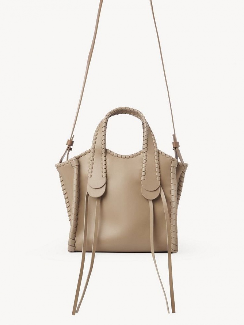 Chloe Small Mony Tote Çanta Kahverengi | CHE-SR13400