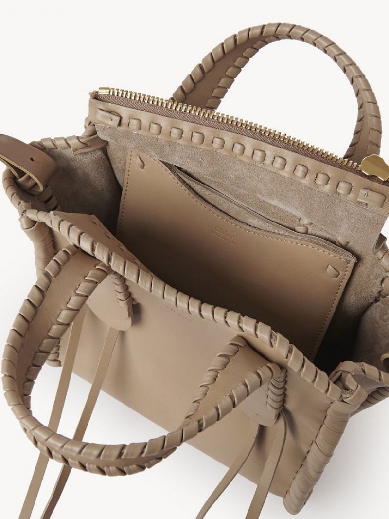 Chloe Small Mony Tote Çanta Kahverengi | CHE-SR13400