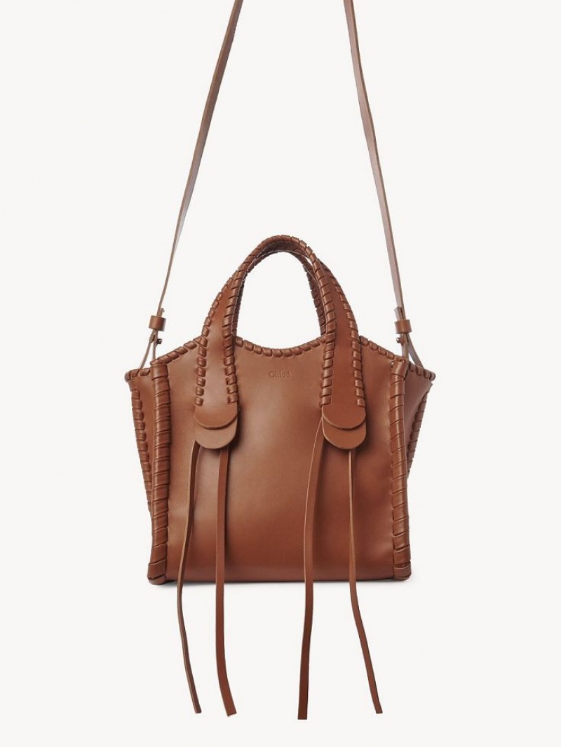 Chloe Small Mony Tote Çanta Kahverengi | CHE-SR13310