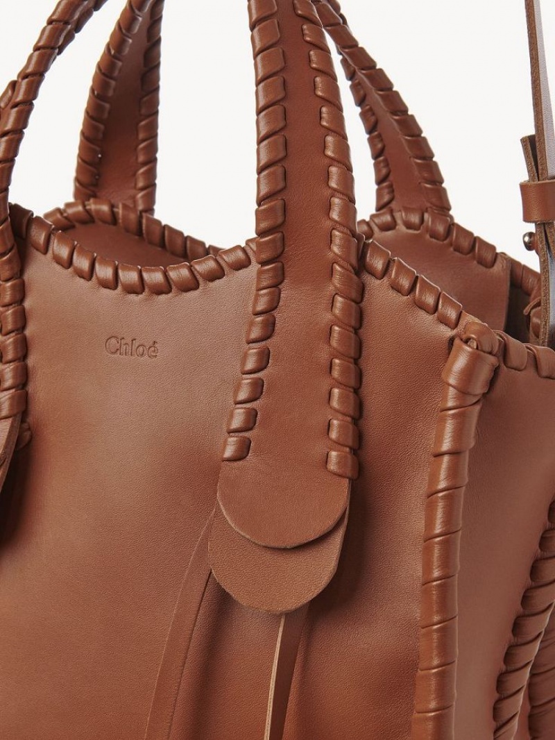 Chloe Small Mony Tote Çanta Kahverengi | CHE-SR13310