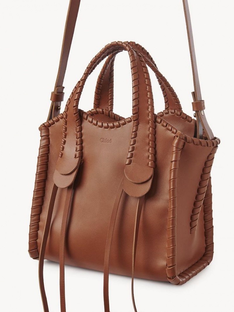 Chloe Small Mony Tote Çanta Kahverengi | CHE-SR13310